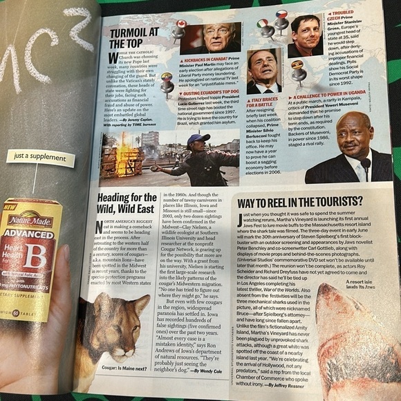 Vintage May 2, 2005 times magazine Pope Benedict XVI Preowned - Picture 7 of 9